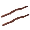 2Pcs Wooden Scraping Stick 10 Massage Dots Large Contact Wooden