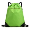 Women Mens Drawstring Backpack Bag Gym Sports Sack Portable Shoe