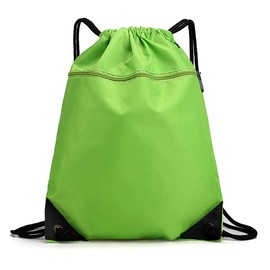 Women Mens Drawstring Backpack Bag Gym Sports Sack Portable Shoe Balls Bags, Lightweight and Spacious - 50x43 cm
