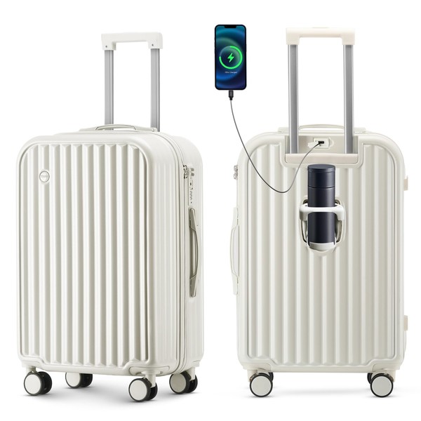 TIYFIY 24in Hardside Luggage with Spinner Wheels and Built-in TSA