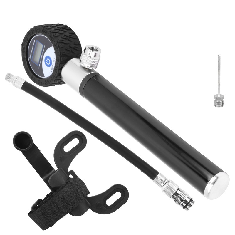 Portable Bicycle Air Pump Manual Tire Inflator 120PSI High Pressure