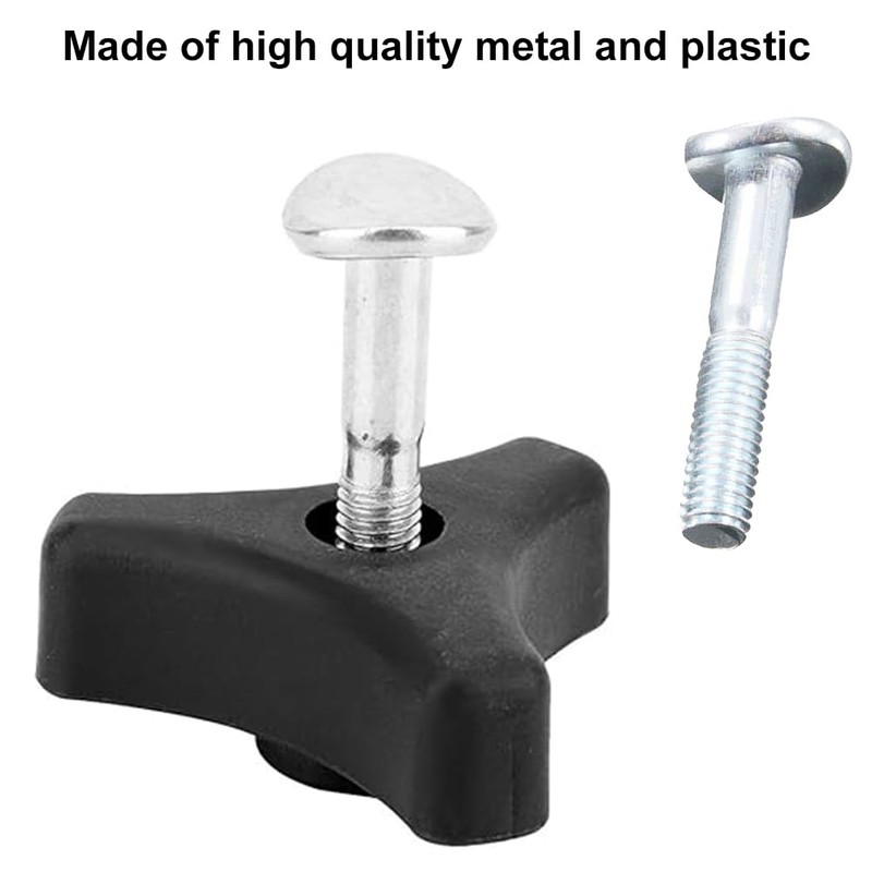 Triangle Handle Knob Nut Screw, Lawnmower Wing Nut Screw Bolt,