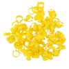 100PCS Chicken Ankle Rings Reusable Plastic Duck Leg Bands Clips