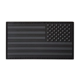 Blackout USA America Reversed Flag PVC Subdued Patch