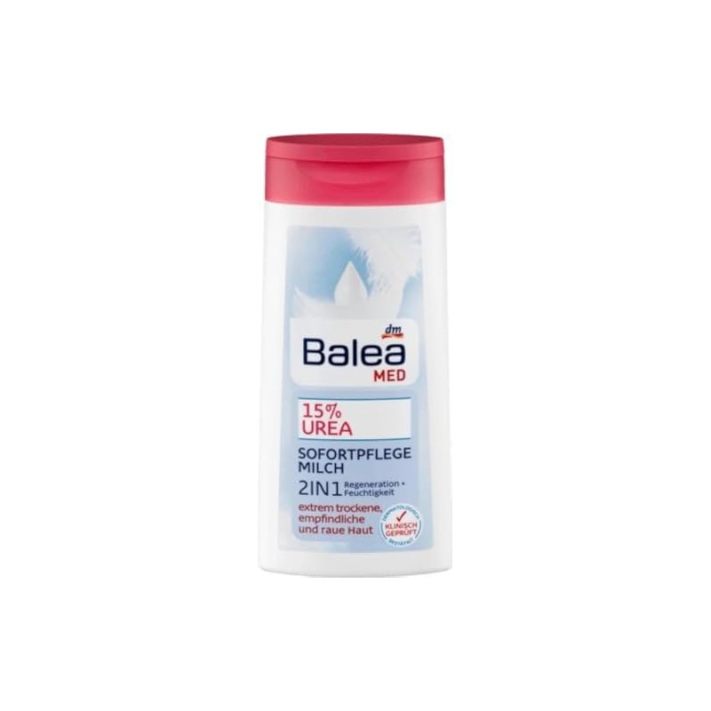 Balea Med body milk 15% urea immediate care, 250 ml