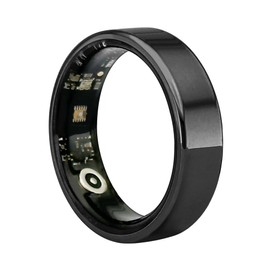 Smart Ring - Free Heart Rate SpO2 Sleep Tracker | No Subscription | IP68 Waterproof Fitness Tracker | 24/7 Activity Monitor | Step Counter & Stress Tracking | Sleep & Workout Accessory Black 8