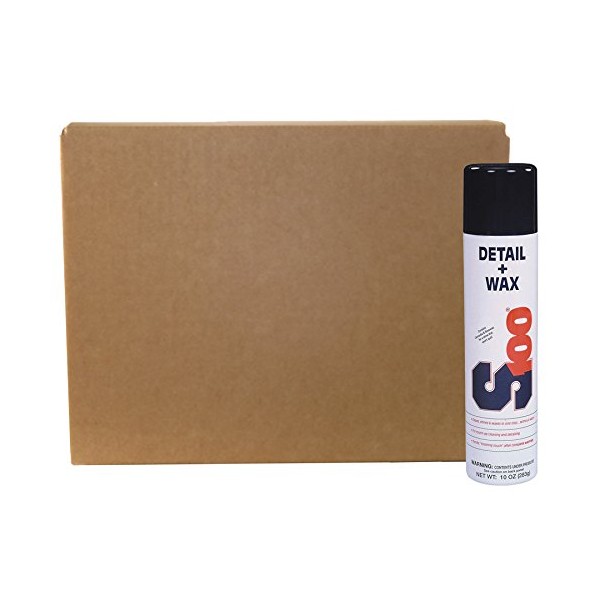 S100 18400A-12PK-12PK Detail + Wax Aerosol - 120 fl. oz.,