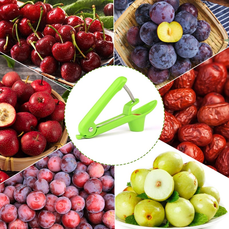 Cherry Pitter Stainless Steel Cherry, Cherry Stone for Quick Removal,