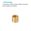 PATIKIL M12xM10x10mm Thread Reducing Nuts Insert, 12 Pcs Male to