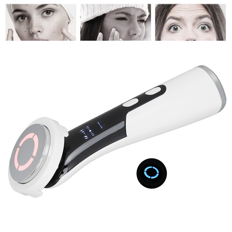 Facial Massage Cleansing Skin Rejuvenation Machine Adjustable Red Blue Light