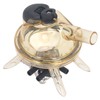 Milking Claw Transparent Cover Stainless Steel Base 380cc Milk Collector