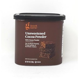 Natural Unsweetened Cocoa Powder | Made with 100% Cocoa | No Artificial Flavors, Preservatives or Synthetic Colors | 8oz/226g (Pack of 1)
