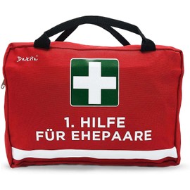 Dakita 1. Help Bag for Couples - 28 x 18 x 8 cm Large | Funny Gift for Wedding or Anniversary - Golden Wedding - Ideal Wedding Gift for Newlyweds