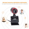 Computer High Definition Camera, 360 Degree Rotation Adjustable Webcam with