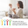 4 Pcs Baby Stand Up Walker Tool Rings Baby Pull