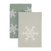 Ulster Weavers 100% Cotton Tea Towels - Christmas Snowflake (Pack