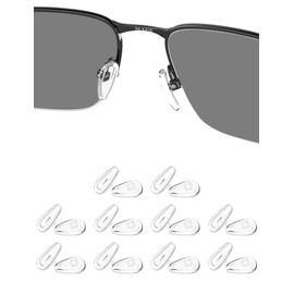 HILEEN 10 Pairs Replacement Nose Pads Nose Pieces for Oakley Wiretap 2.0 OX5152|Surface Plate OX5132|Tincup OX3184 OX5099|Base Plate OX3232|Wingback SQ OX5148|Conductor OX3186 OX3187