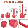 CNRAQR 4 Pcs Aluminium Flange Two Hole Alignment Pins -