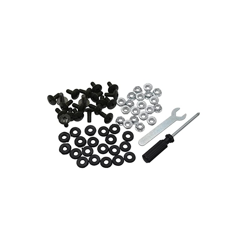 20X 6mm Fairing Plastics Guard Bolts Nuts Set 50cc 70cc