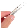 Vaguelly Steel Meibomian Gland Massage Tweezers for Eye Health Flat