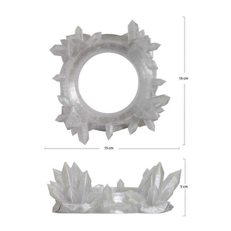 impremli Soporte para Alexa Echo (HD) Tipo Cristales (Traslúcido)