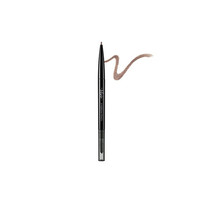 Visee Riche BR303 Eyebrow Pencil S, Unscented, Pinkish Brown, 0.002