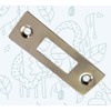 Polished Stainless Steel Face Plates for Doors Tubular and Mortice