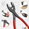 Knipex KNIPEX TwinGrip Front- und Seitengreifzange mit rutschhemmendem Kunststoff berzogen