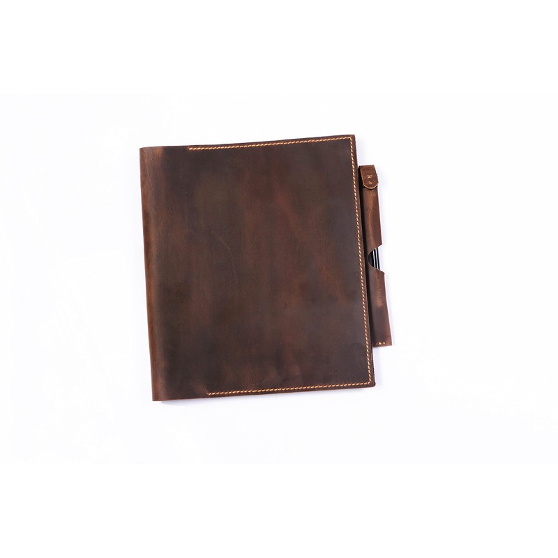 Leather case with pen holder for remarkable 2,Distressed folio organizer