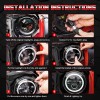 CHUSYYRAY DOT 7inch Motorcycle LED Headlight Hi/Lo Beam for Honda