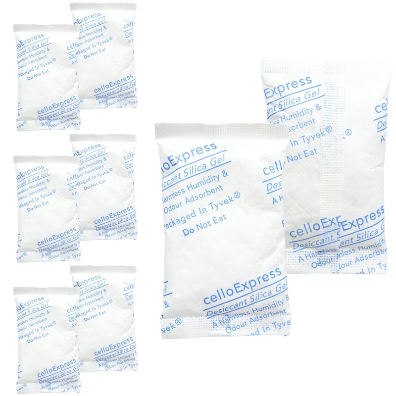 celloexpress 10g Silica Gel Pouches - Pack of 5 -