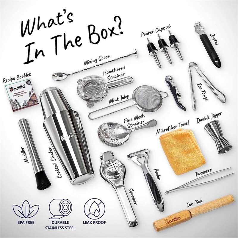 Glorlliant Bar Bartender Carry Bag Creative Bartender Toolkit Pack Tools