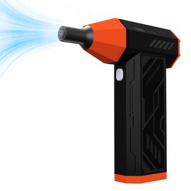 Compressed Air Duster-130000RPM Electric Air Duster for PC&Keyboard Cleaning，4-Speed Cordless Turbo Fan Rechargeable Reusable Compressed Air Blaster for Car, Air Bed, Outdoors, Home