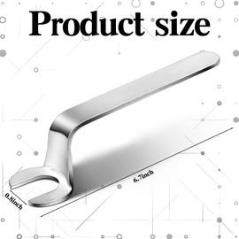 Lanties 2 Pcs Fire Sprinkler Head Wrench Universal Fire Sprinkler Heads Tool for All 1/2" Exposed for Pendent, Upright, and Sidewall Sprinklers