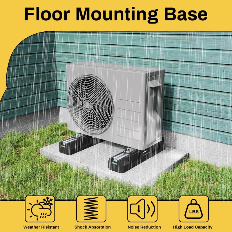 Powrocket Floor Mounting Base Kit for Mini Split Air Conditioner,2
