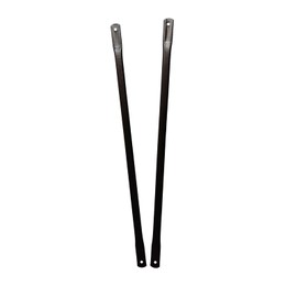 Timyrimy 33.5"/85cm Bronze Garden Swing Replacement Bars, Rectangular Metal Rods for Hanging Swing Seat to Frame(2PCS/CTN)
