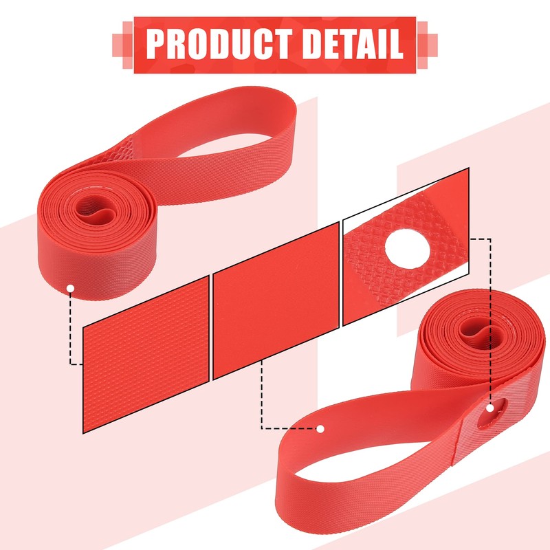 X AUTOHAUX 24" Bike Bicycle Wheel Rim Strip Rim Tape