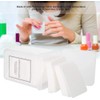 Set Almohadilla De Algodón Para Uñas Manicura De Papel Esmalte