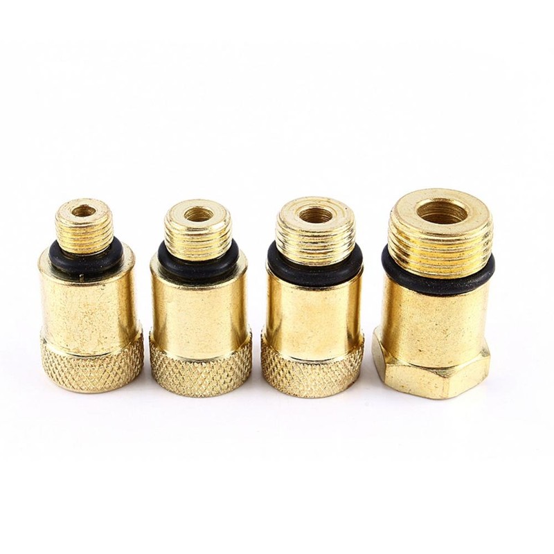 Petrol Engine Compression Tester Test Gauge Kit Car Motorcycle Garage