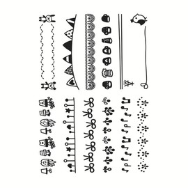 Musical Note Silicone Clear Seal Stamp DIY Scrapbooking Embossing Photo Album Clear Stamps Christmas Truck Reusable and Friendly Clear Stamps