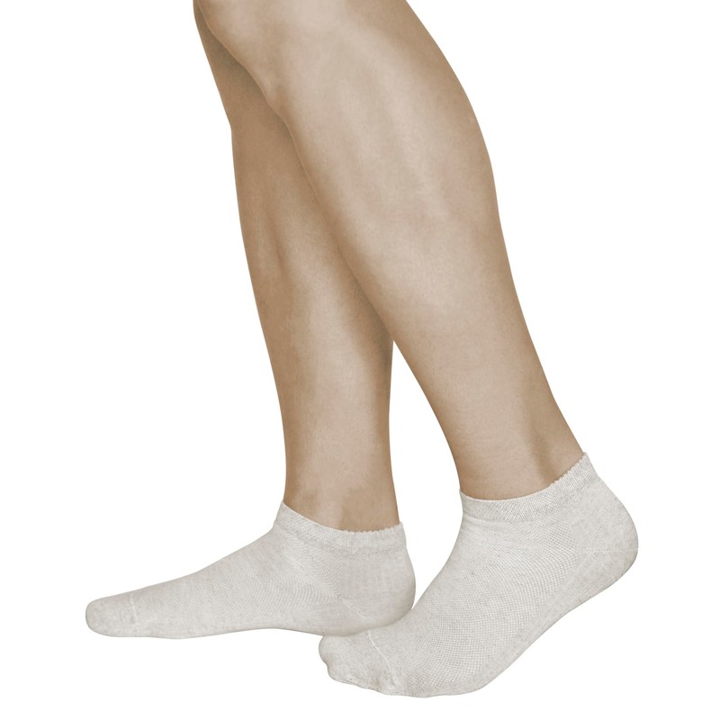vitsocks Men's LINEN-COTTON Thin Light Summer Trainer Socks (4 PAIRS)