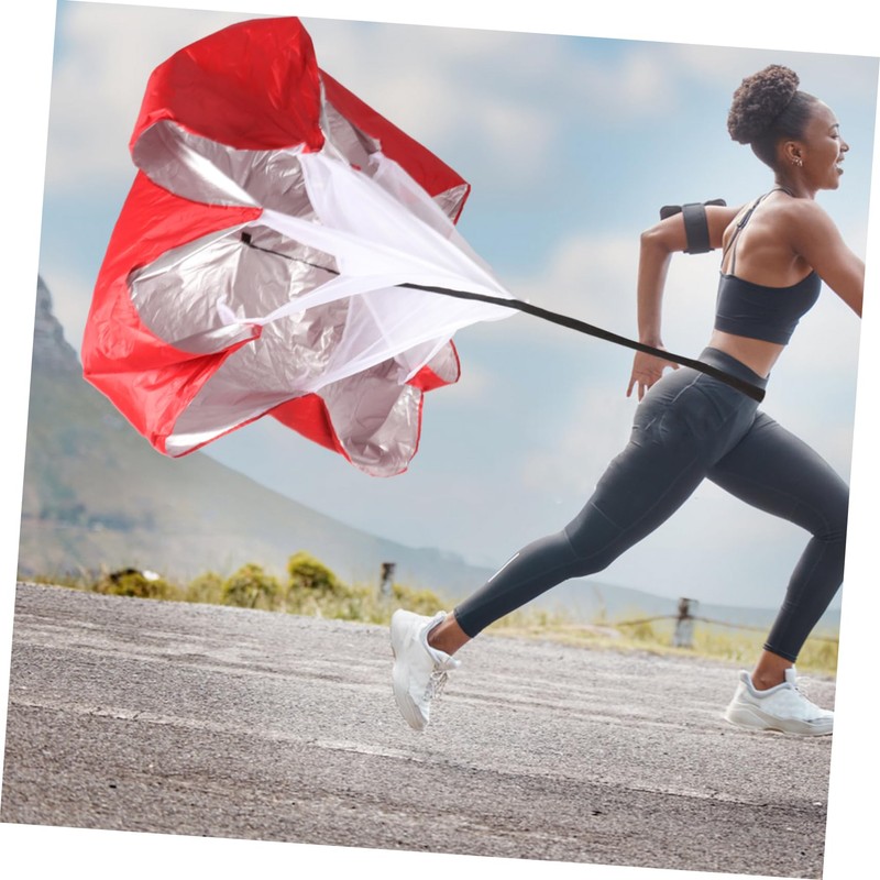 Kisangel Agility Training Parachute Football Running Parachute Oxford Fabric Strength