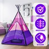 USA Toyz Happy Hut Teepee Tent for Kids - Indoor