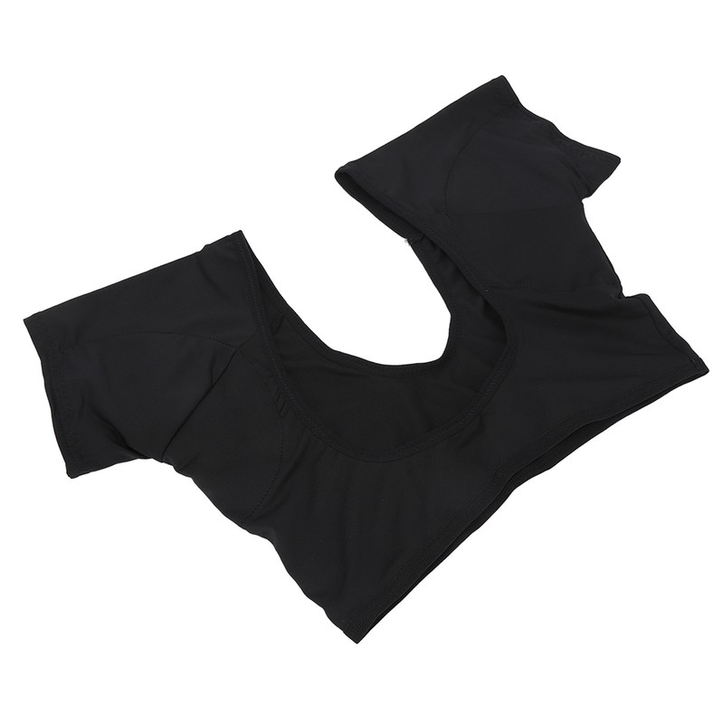 Underarm Sweat Vest Black Breathable Washable Quick Drying Armpit Sweat