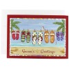 Masterpiece Studios Christmas Holiday Greeting Cards Box 18 Flip Flops