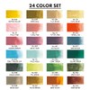 Kuretake Gansai Tambi Watercolor Pans - Set of 24, Art