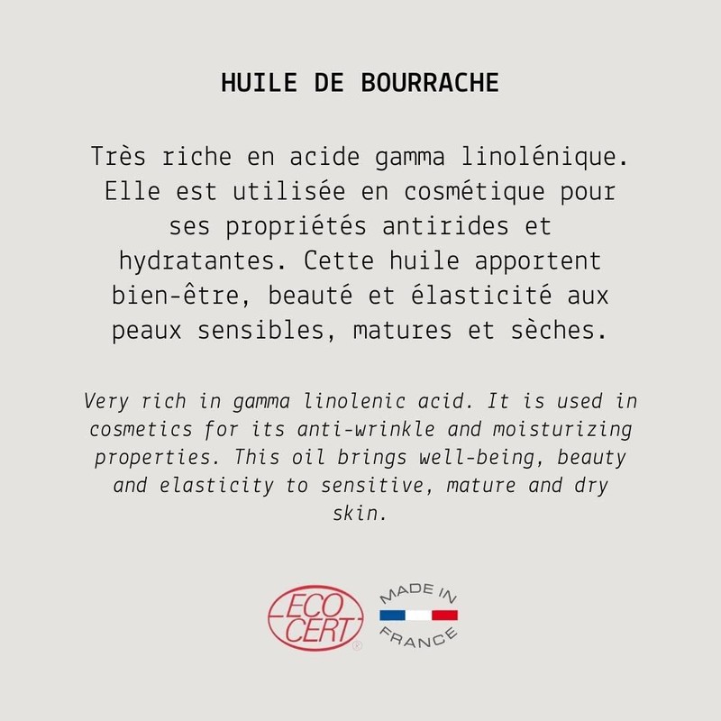 Borretsch Organic Vegetable Oil - My Cosmetics - 500 ml