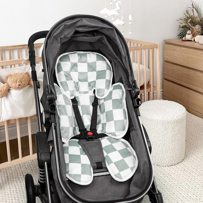 DILIMI Infant Car Seat Insert, 2-in-1 Carseat Head Support for