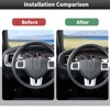 CheroCar Center Console Dashboard Trim Cover Interior Accessories for 2011-2014