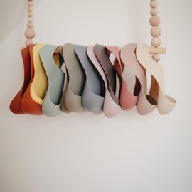 mushie Silicone Baby Bib | Adjustable Fit Waterproof Bibs (Pale Mauve)